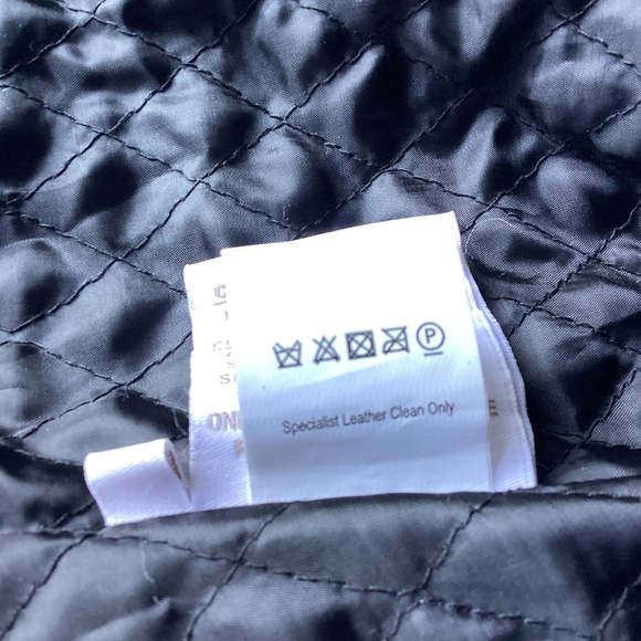 ❤️🇬🇧BNNT CELTIC & CO REAL” leather/cotton biker jacket. US12. UK16. Khaki/blk - Picture 10 of 14